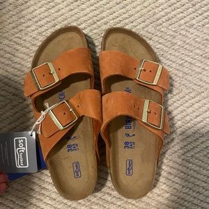 Orange Birkenstocks